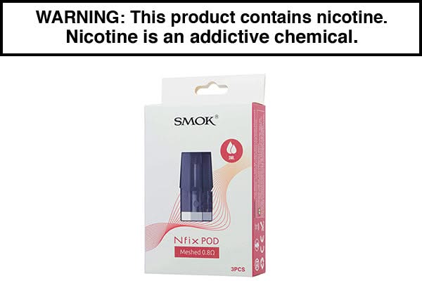 SMOK NFIX REPLACEMENT PODS (3-PACK) SMOK NFIX REPLACEMENT PODS (3-PACK)