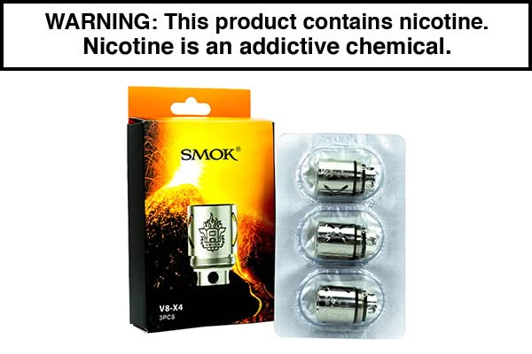 SMOK TFV8 V8-X4 REPLACEMENT COILS (3-PACK) SMOK TFV8 V8-X4 REPLACEMENT COILS (3-PACK)