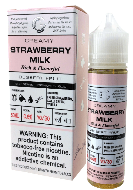 STRAWBERRY MILK BY GLAS BASIX SERIES 60ML STRAWBERRY MILK BY GLAS BASIX SERIES 60ML