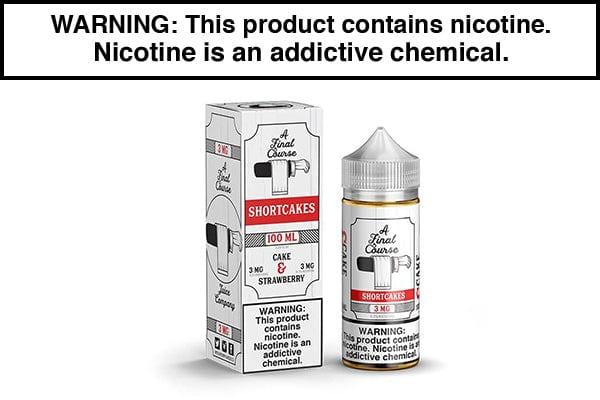 SHORTCAKES BY A FINAL COURSE 100ML - Vape Juice