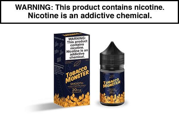 SMOOTH BY TOBACCO MONSTER SALT NIC 30ML SMOOTH BY TOBACCO MONSTER SALT NIC 30ML
