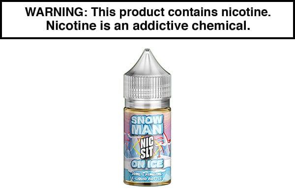 elf bar vape uk SNOW MAN ON ICE BY JUICE MAN SALTS 30ML