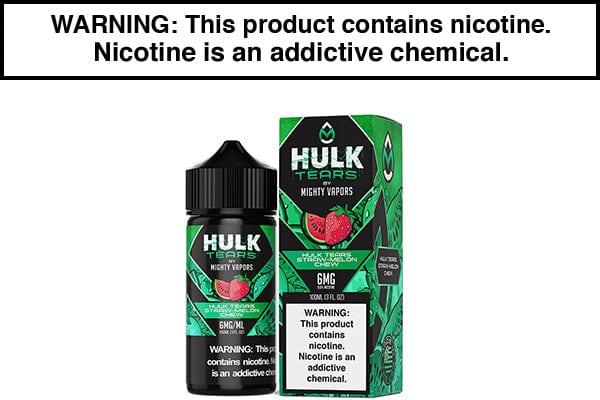 STRAW-MELON CHEW BY MIGHTY VAPORS HULK TEARS 100ML