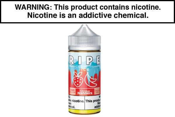 STRAW NANNERS ICE BY VAPE 100 RIPE 100ML STRAW NANNERS ICE BY VAPE 100 RIPE 100ML