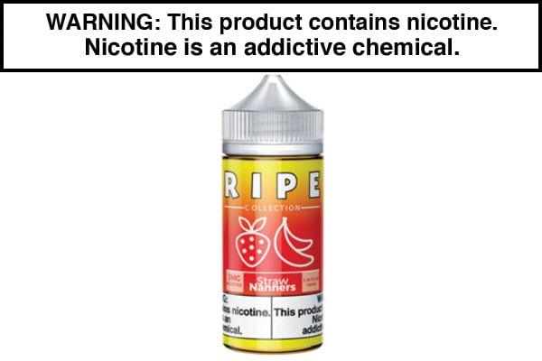 STRAW NANNERS BY VAPE 100 RIPE 100ML STRAW NANNERS BY VAPE 100 RIPE 100ML