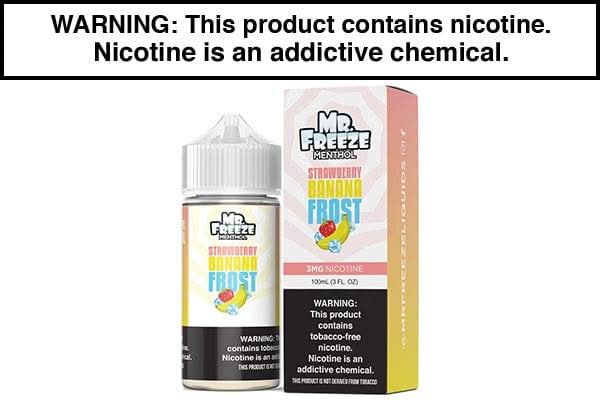 STRAWBERRY BANANA FROST BY MR. FREEZE 100ML