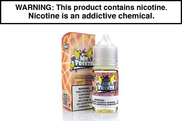 STRAWBERRY BANANA FROST BY MR. FREEZE SALTS 30ML - Vape Juice