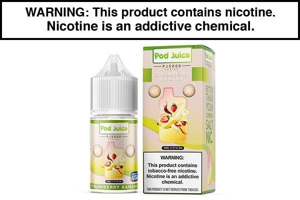 STRAWBERRY BANANA BY POD JUICE SALT PJ5000 SERIES 30ML
