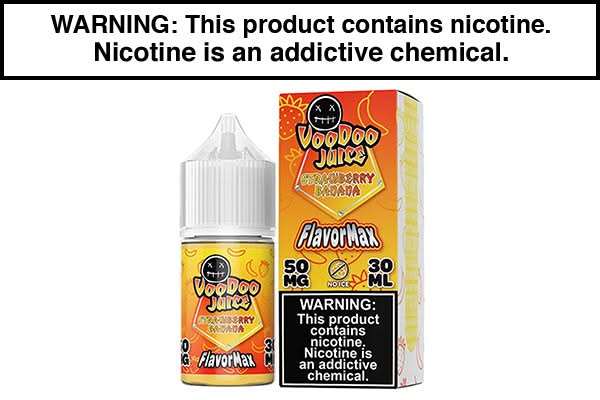 STRAWBERRY BANANA BY VOODOO JOOS FLAVORMAX SALTS 30ML STRAWBERRY BANANA BY VOODOO JOOS FLAVORMAX SALTS 30ML