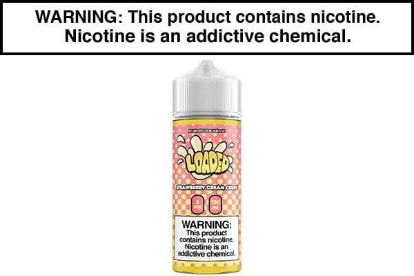 STRAWBERRY CREAM CREPE BY LOADED E LIQUID 100ML