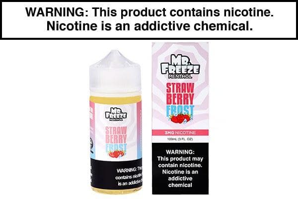 STRAWBERRY FROST BY MR. FREEZE 100ML STRAWBERRY FROST BY MR. FREEZE 100ML