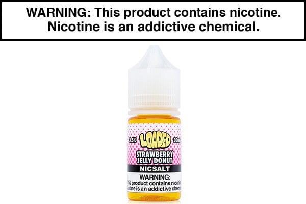 strawberry donut vape juice Strawberry Jelly Donut by Loaded Nic Salt 30ml