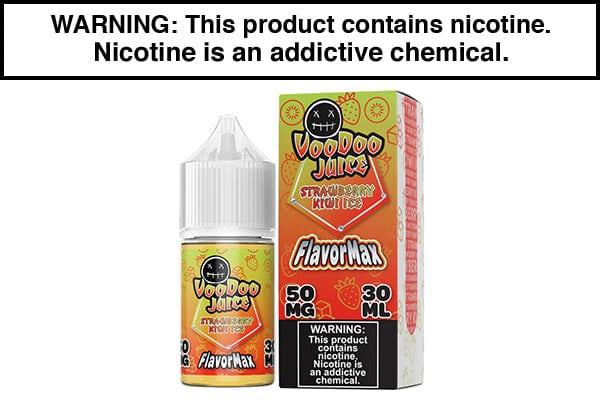 STRAWBERRY KIWI ICE BY VOODOO JUICE FLAVORMAX SALTS 30ML STRAWBERRY KIWI ICE BY VOODOO JUICE FLAVORMAX SALTS 30ML