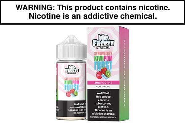 STRAWBERRY KIWI POMEGRANATE FROST BY MR. FREEZE 100ML - Vape Juice