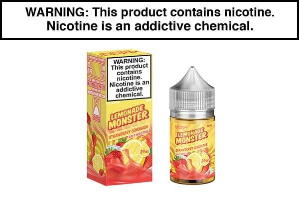 STRAWBERRY LEMONADE BY LEMONADE MONSTER SALT NIC 30ML