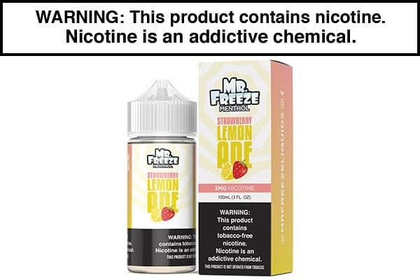 STRAWBERRY LEMONADE BY MR. FREEZE 100ML - Vape Juice