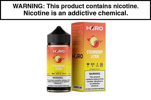 STRAWBERRY LEMON BY HERO 100ML - Vape Juice