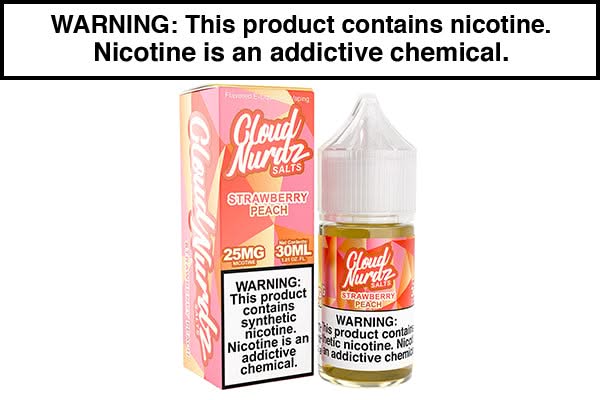 STRAWBERRY PEACH BY CLOUD NURDZ SALT 30ML