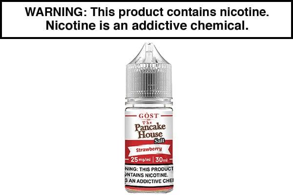 STRAWBERRY BY PANCAKE HOUSE SALTS 30ML - Vape Juice