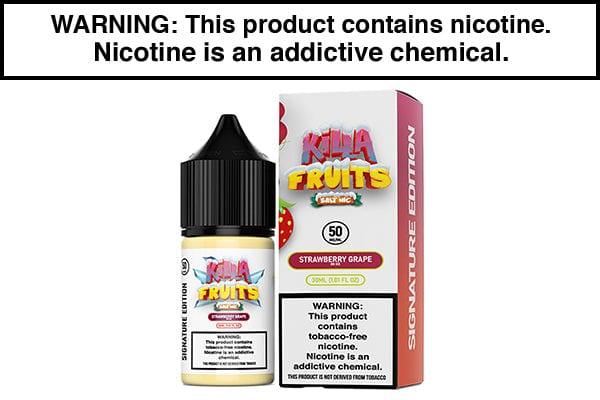STRAWBERRY GRAPE ICE BY KILLA FRUITS SALT 30ML - Vape Juice