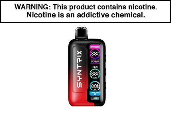 SYNTRIX GHOST IT DISPOSABLE VAPE - 40,000 PUFFS