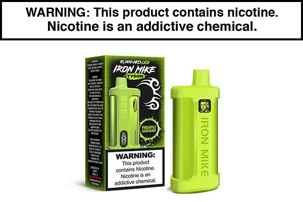 Tyson 2.0 Iron Mike Disposable Vape 15,000 Puffs - $13.95 - Vape Juice