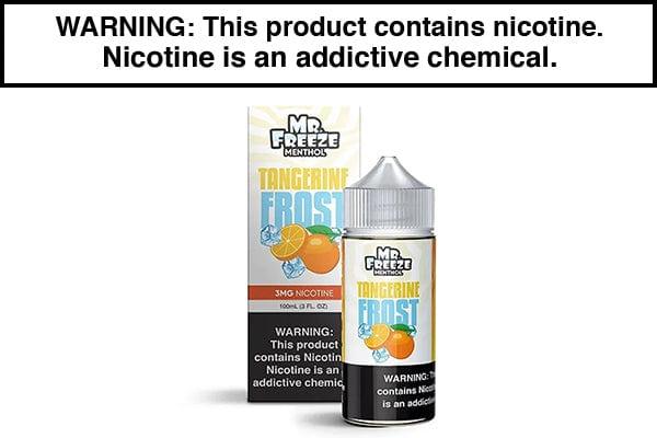 TANGERINE FROST BY MR. FREEZE 100ML - Vape Juice