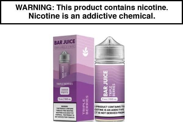 TRIPLE BERRIES BY BAR JUICE BJ30000 100ML TRIPLE BERRIES BY BAR JUICE BJ30000 100ML
