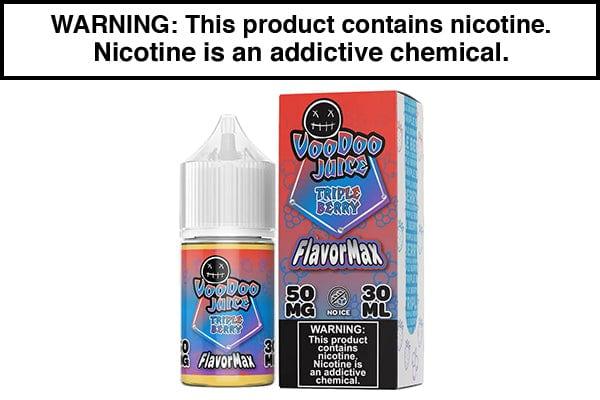 TRIPLE BERRY BY VOODOO JUICE FLAVORMAX SALTS 30ML TRIPLE BERRY BY VOODOO JUICE FLAVORMAX SALTS 30ML