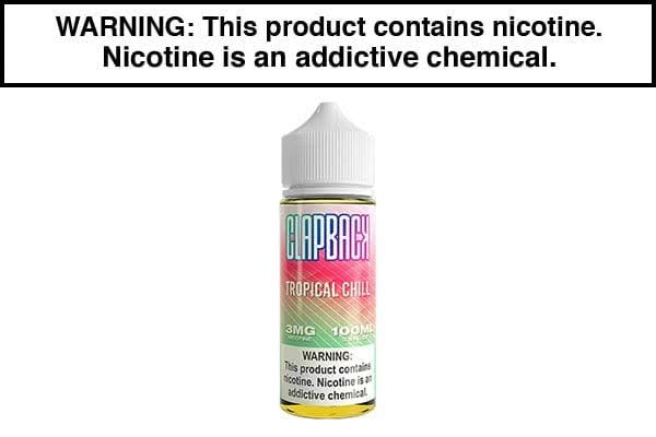 TROPICAL CHILL BY CLAP BACK 100ML TROPICAL CHILL BY CLAP BACK 100ML