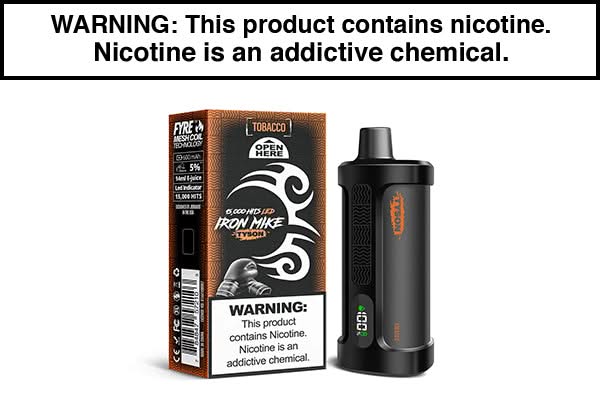 Tyson 2.0 Iron Mike Disposable Vape 15,000 Puffs - $13.95 - Vape Juice