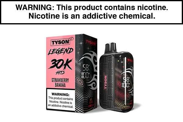 TYSON 2.0 LEGEND 30K DISPOSABLE VAPE - $16.49 - Vape Juice