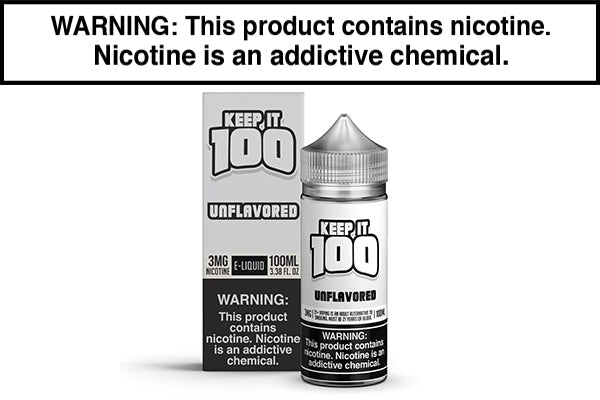 UNFLAVORED BY KEEP IT 100 100ML UNFLAVORED BY KEEP IT 100 100ML