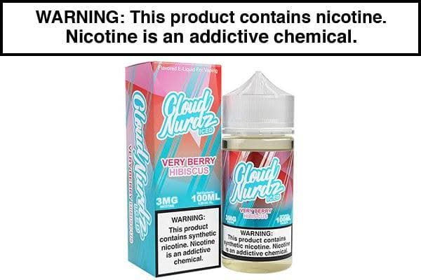 VERY BERRY HIBISCUS ICED BY CLOUD NURDZ TFN 100ML VERY BERRY HIBISCUS ICED BY CLOUD NURDZ TFN 100ML