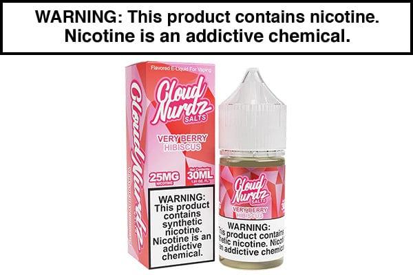VERY BERRY HIBISCUS BY CLOUD NURDZ SALT 30ML VERY BERRY HIBISCUS BY CLOUD NURDZ SALT 30ML