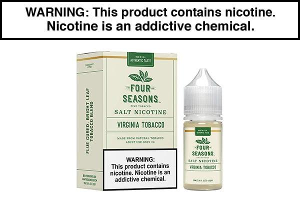 VIRGINIA TOBACCO BY FOUR SEASONS SALTS 30ML