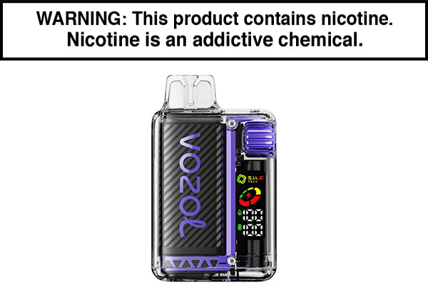 VOZOL VISTA 16K DISPOSABLE VAPE - 16,000 PUFFS Grape Ice
