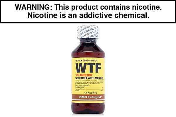 WTF ICE BY OMG E LIQUID 100ML/120ML WTF ICE BY OMG E LIQUID 100ML/120ML