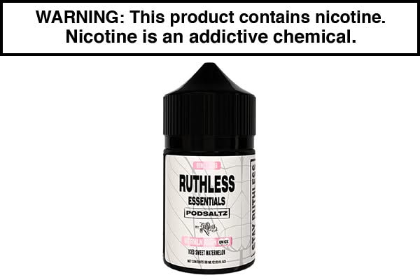 WTRMLN RUSH ON ICE BY RUTHLESS ESSENTIALS SALT 60ML WTRMLN RUSH ON ICE BY RUTHLESS ESSENTIALS SALT 60ML