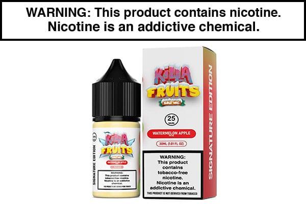 WATERMELON APPLE ICE BY KILLA FRUITS SALT 30ML - Vape Juice