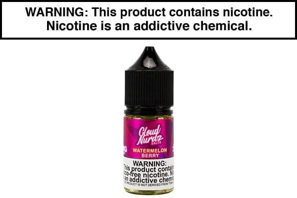 purple rain vape juice WATERMELON BERRY BY CLOUD NURDZ SALT TFN 30ML