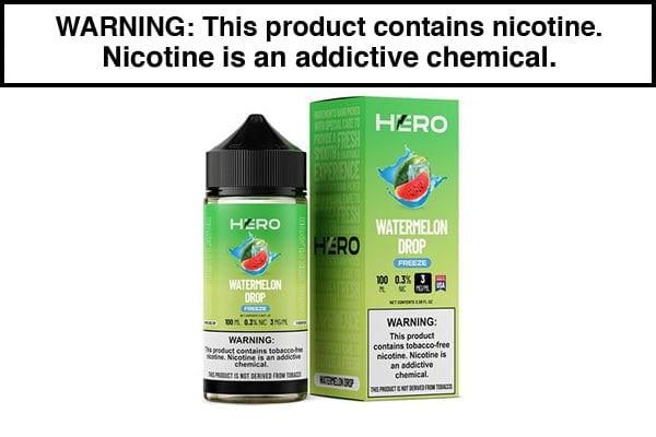 WATERMELON DROP FREEZE BY HERO 100ML - Vape Juice