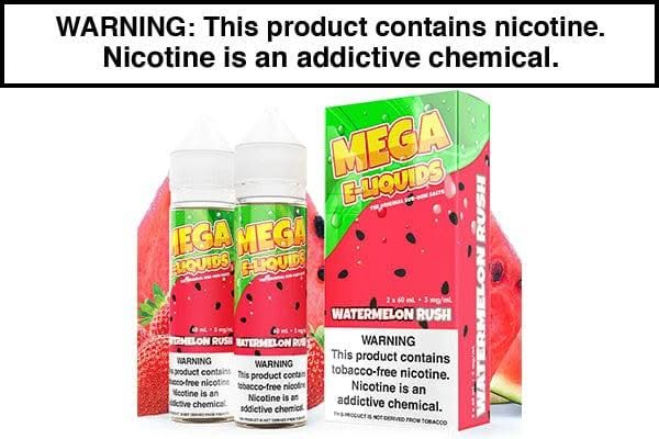 WATERMELON RUSH BY MEGA E LIQUIDS 120ML WATERMELON RUSH BY MEGA E LIQUIDS 120ML