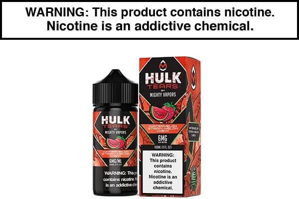 WATERMELON STRAW-MELON CHEW BY MIGHTY VAPORS HULK TEARS 100ML WATERMELON STRAW-MELON CHEW BY MIGHTY VAPORS HULK TEARS 100ML
