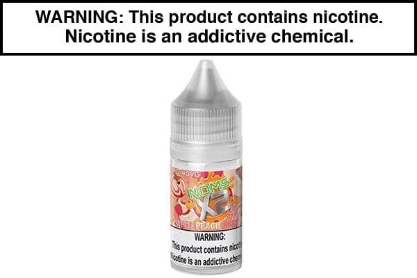 WHITE PEACH RASPBERRY BY NOMENON NOMS X2 SALTS 30ML WHITE PEACH RASPBERRY BY NOMENON NOMS X2 SALTS 30ML