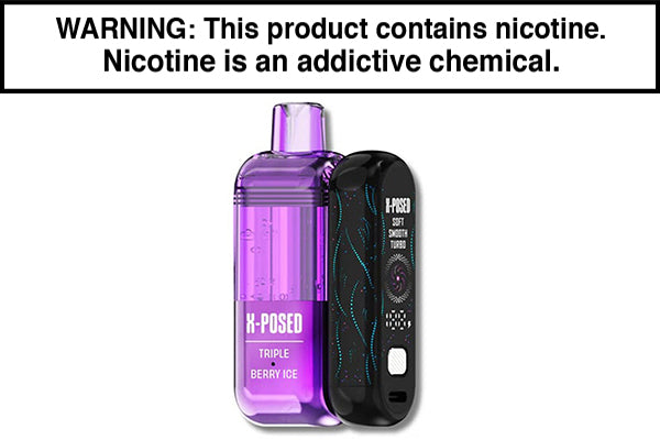 MI-POD X-POSED 35K DISPOSABLE VAPE KIT Triple Berry Ice