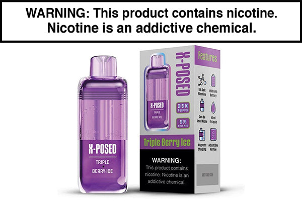 MI-POD X-POSED 35K DISPOSABLE POD Triple Berry Ice