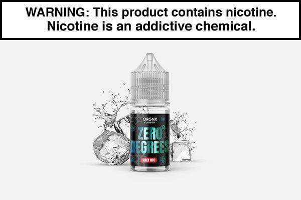 ZERO DEGREES BY ORGNX SALT 30ML ZERO DEGREES BY ORGNX SALT 30ML