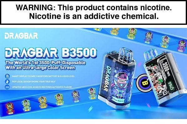 Zovoo Drag Bar B3500 Disposable Vape 3500 Puffs - $9.75 Zovoo Drag Bar B3500 Disposable Vape 3500 Puffs - $9.75