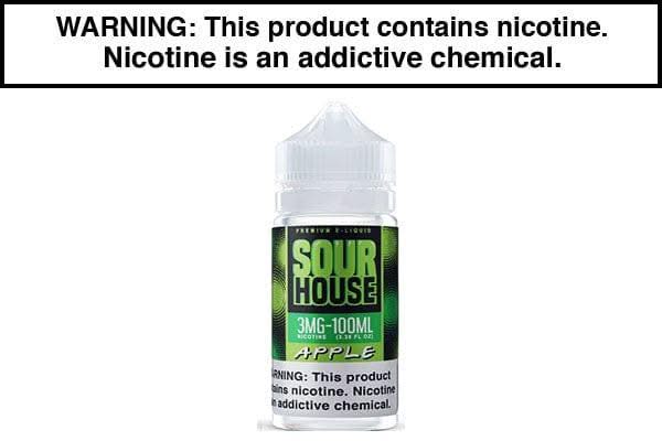 Apple by Sour House E Liquid - 100mL - Vape Juice